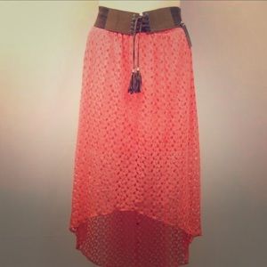 Womens Skirt Bohemian Asymmetrically